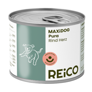 umido per cani con manzo e cuore Reico