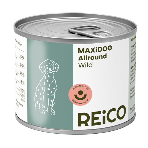 umido per cani con selvaggina Reico