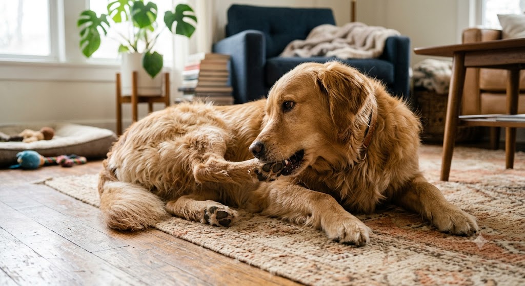 Crocchette per cani che si grattano